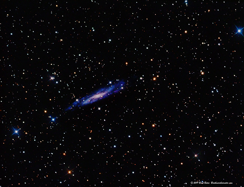 NGC 7640 Barred Spiral Galaxy